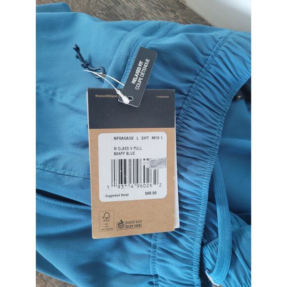 The North Face Men's Blue Relaxed Fit Shorts size Large #P - Picture 3 of 4